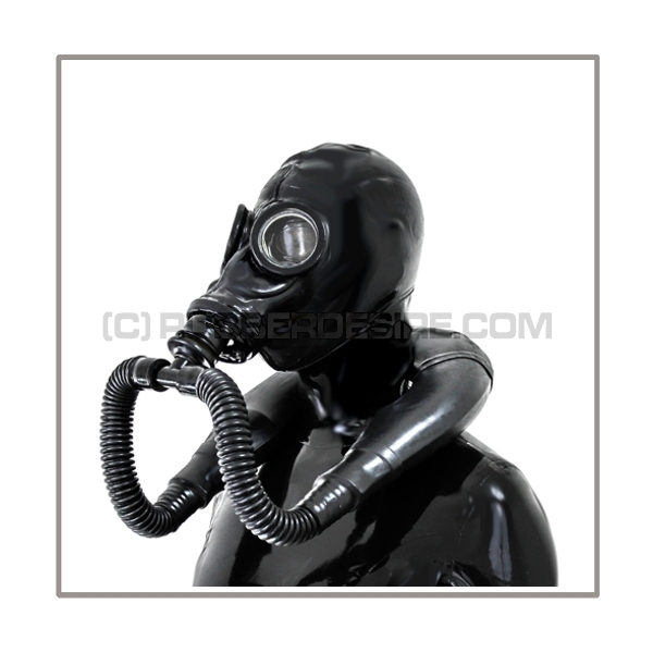 M41-GP5 gasmask-system SMELLBAG-LB-M with neckrespirator-rubbersmell-bag-set